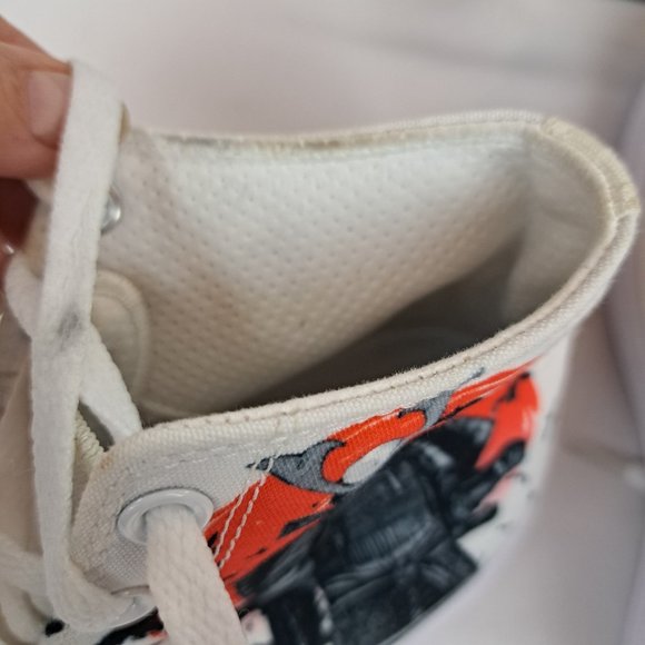 Raad Shop Samurai and Raven High Top Sneakers Unisex 7 mens 8.5 womens - Picture 15 of 16